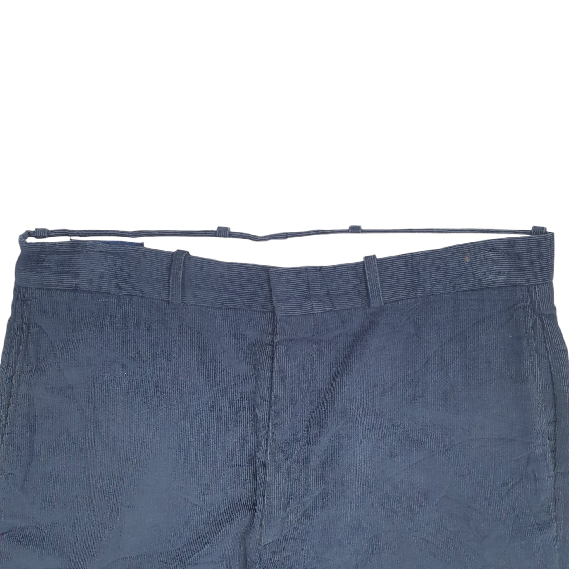 Mens Blue Farah  Corduroy Trousers
