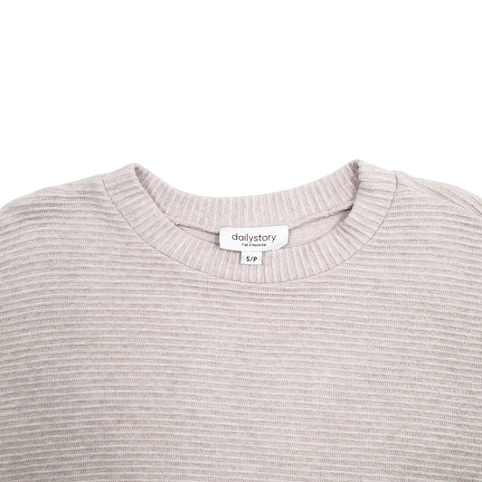 Womens Beige Dailystory Oversized Fit Crewneck Jumper