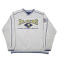 Mens Grey Lee Vintage Sport Indiana Pacers Basketball NBA 90s Crewneck Jumper