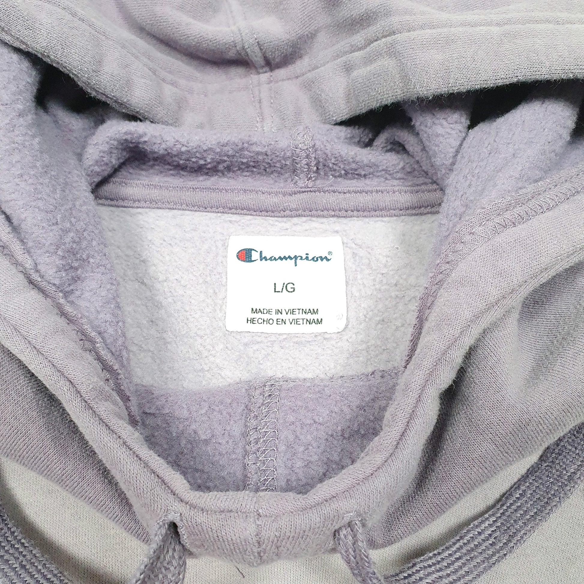 Womens Lilac Champion  Hoodie Jumper