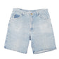 Mens Blue Wrangler Denim Jeans Jorts Relaxed Baggy Denim Shorts