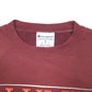 Mens Burgundy Champion Virginia Tech Alumni USA Spellout Crewneck Jumper