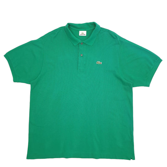 Mens Green Lacoste  Short Sleeve Polo Shirt