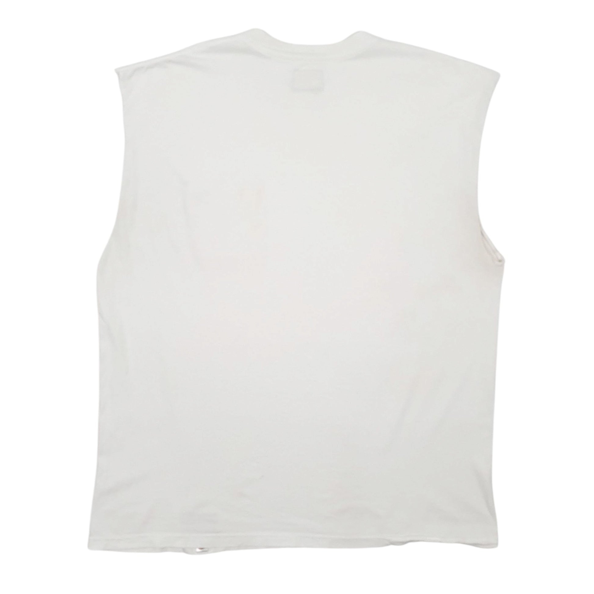 Mens White Dickies Vest Short Sleeve T Shirt