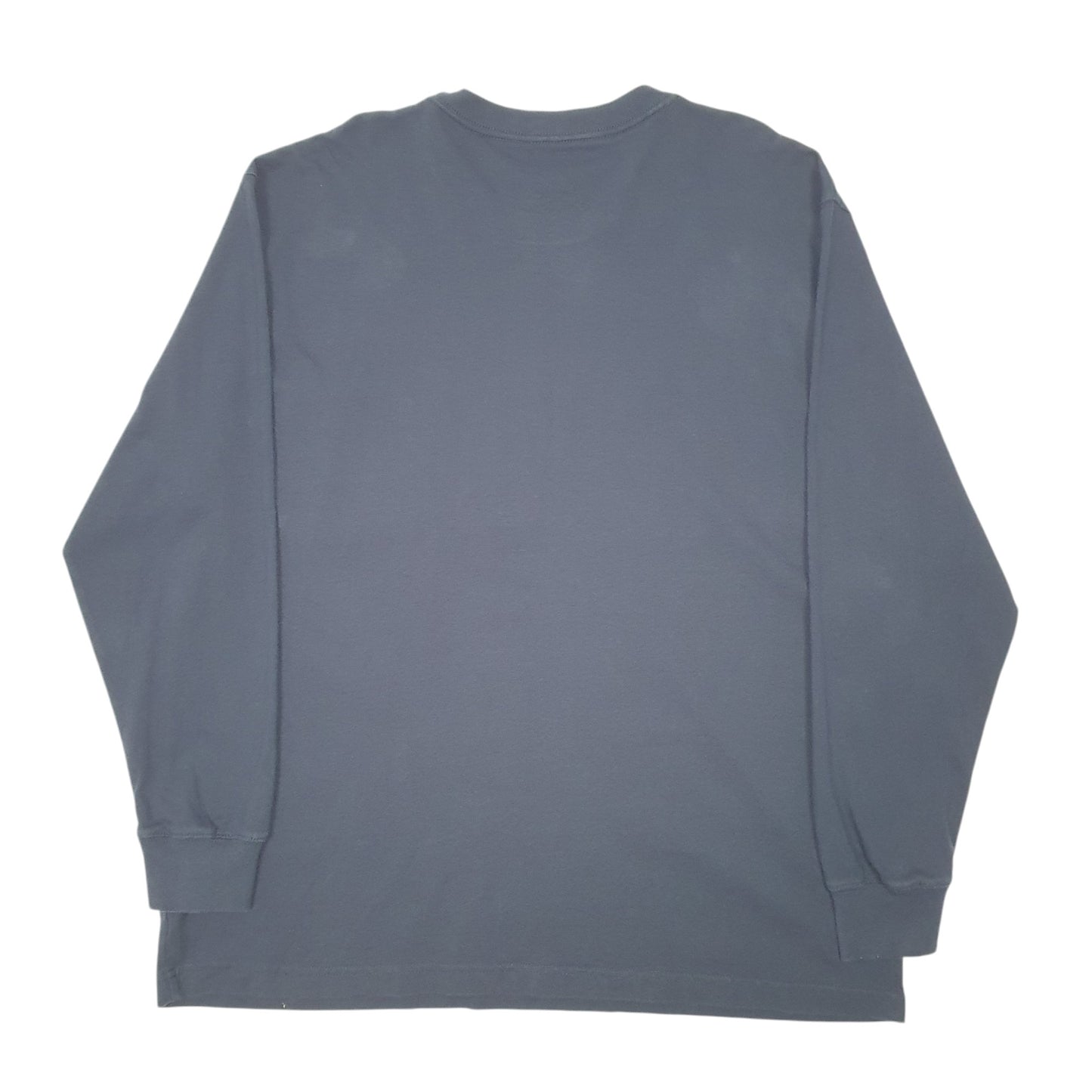 Mens Navy Dickies Pocket Contractors Supply Co Long Sleeve T Shirt