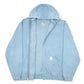 Mens Blue Carhartt Hoodie Workwear Full Zip Jumper