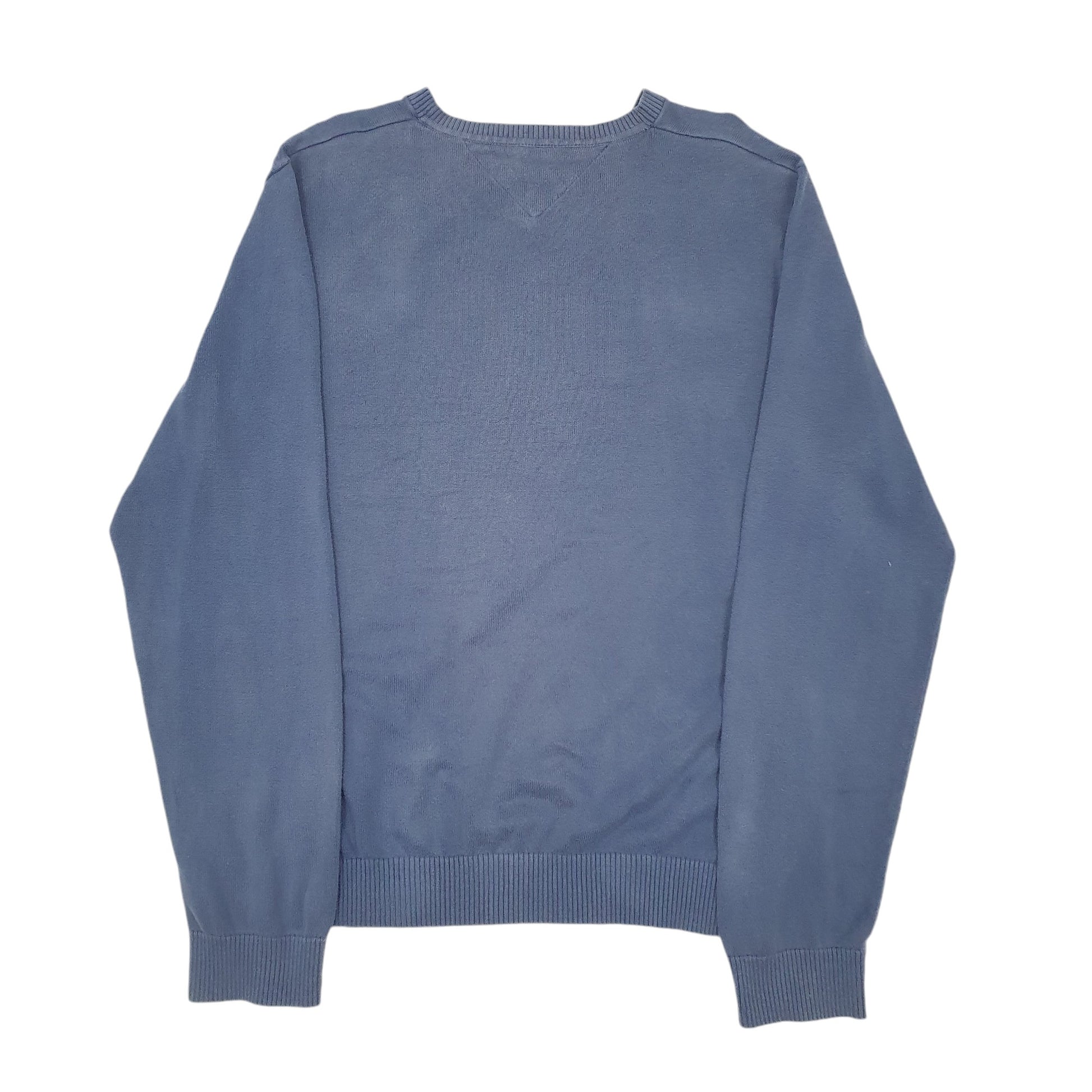 Mens Blue Tommy Hilfiger Premium Cotten Crewneck Jumper