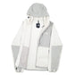 Womens White The North Face Stains on the centre front and discolouration on both Sleeves. Full Zip Jumper