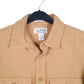 Mens Tan L.L.Bean Chamois Overshirt Shacket Long Sleeve Shirt