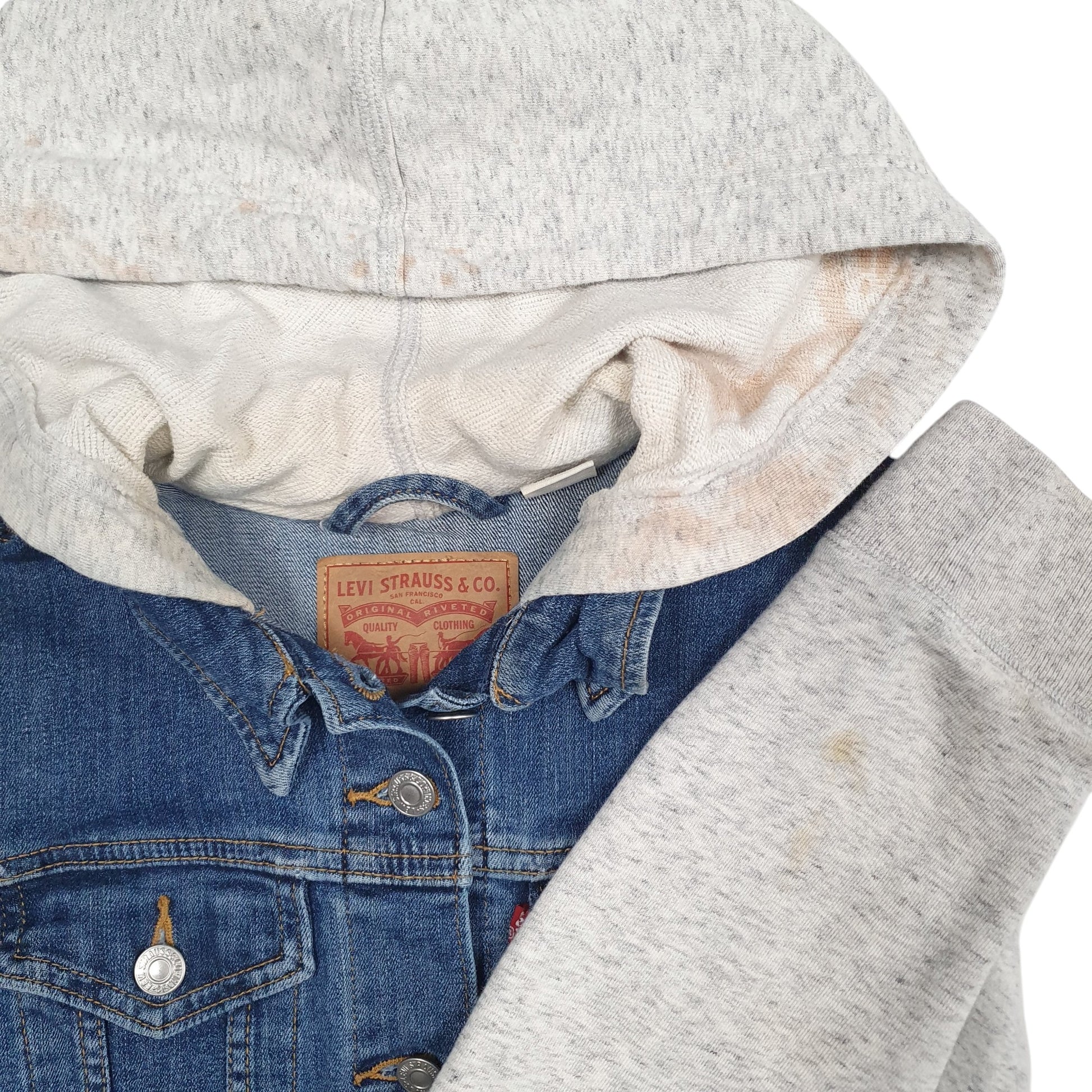 Jacket Ladies Levis Jumper Levis Sweater Sleeve Denim Jacket