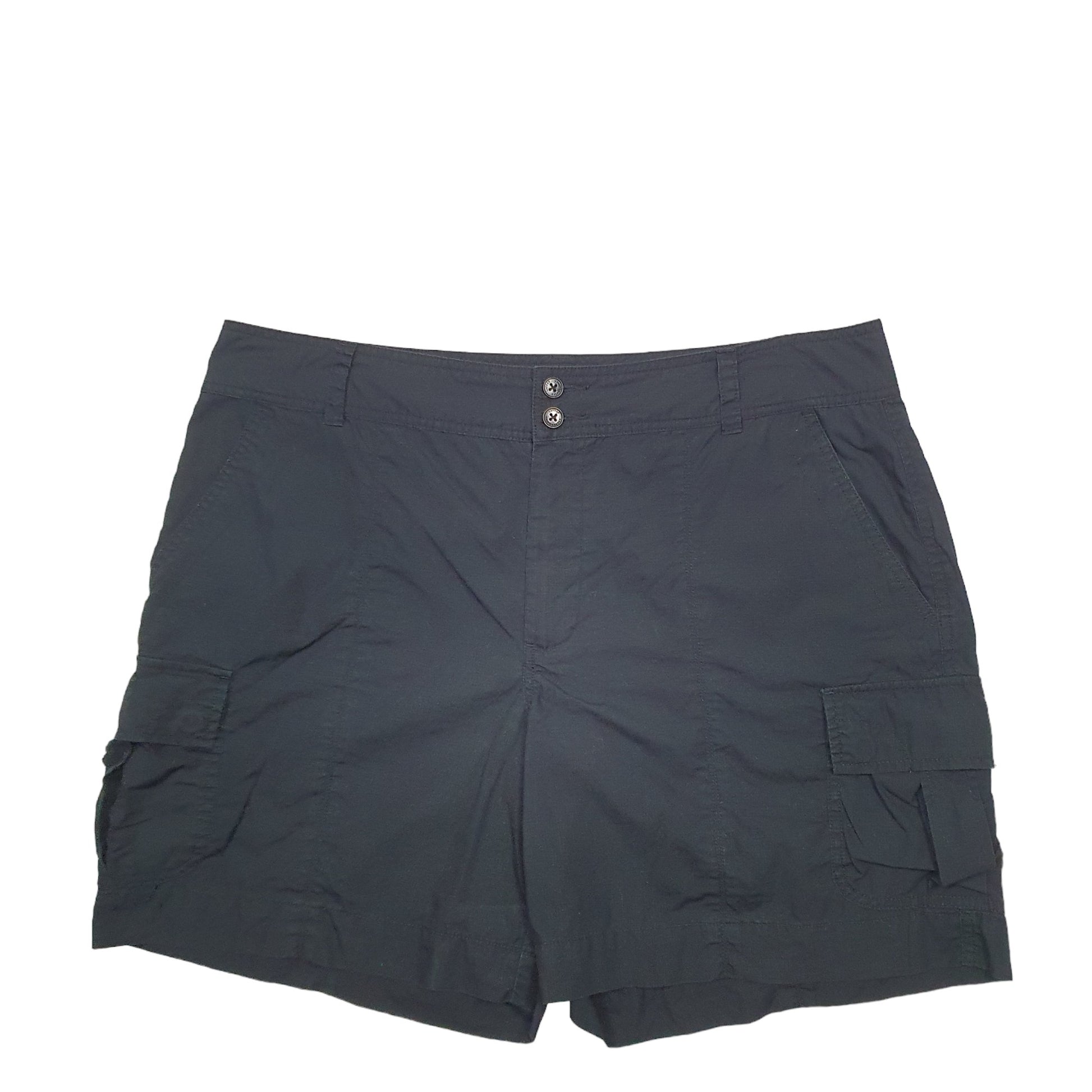 Womens Black Ralph Lauren Ripstop Cargo Shorts