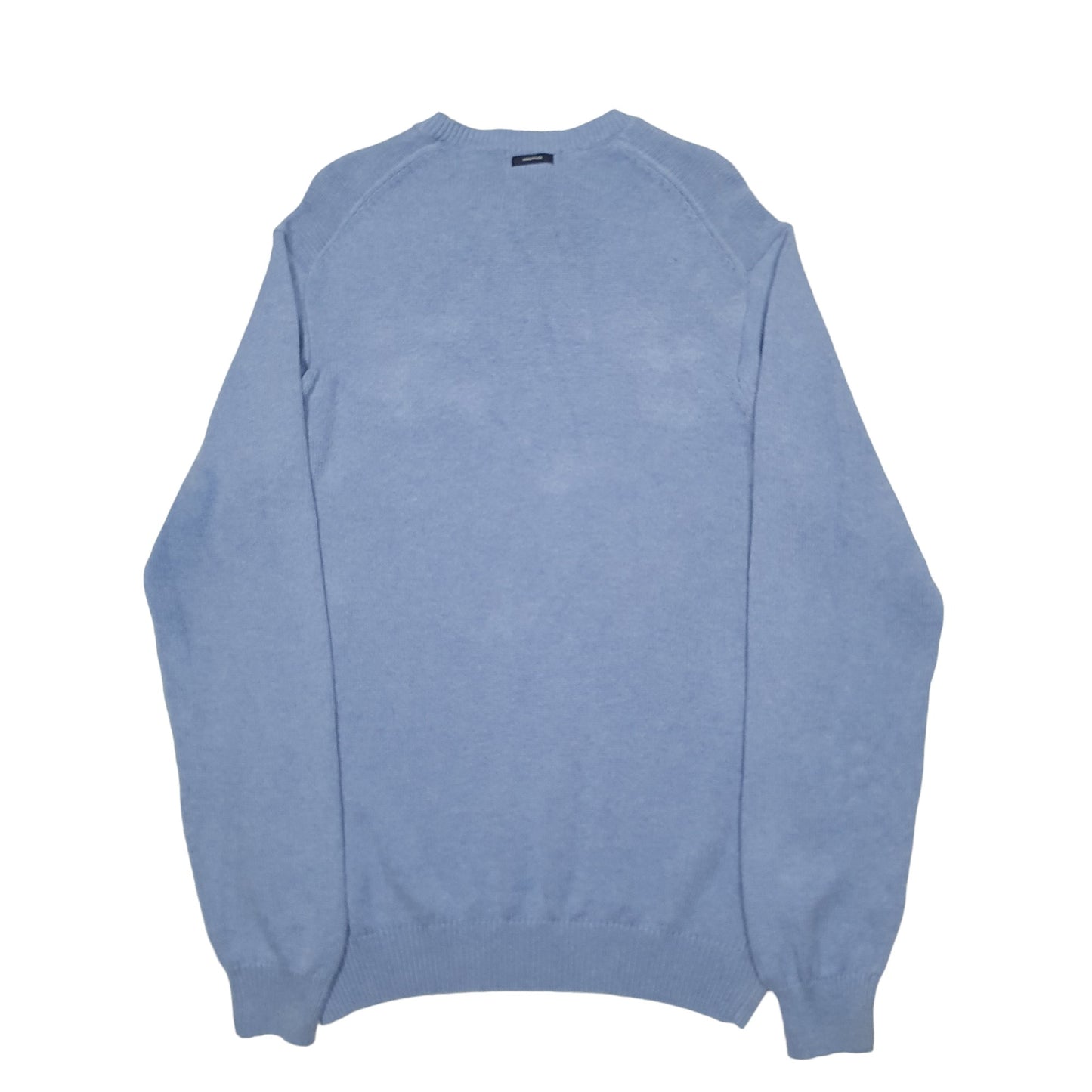 Mens Blue Nautica Knit Crewneck Jumper