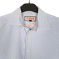 Mens Blue Pink  Long Sleeve Shirt
