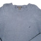 Mens Blue Nautica Knit Crewneck Jumper