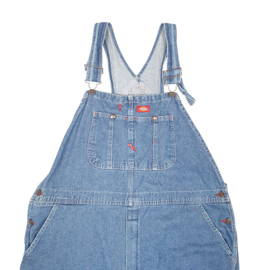 Mens Blue Dickies Denim Overalls Bib Dungaree Trousers