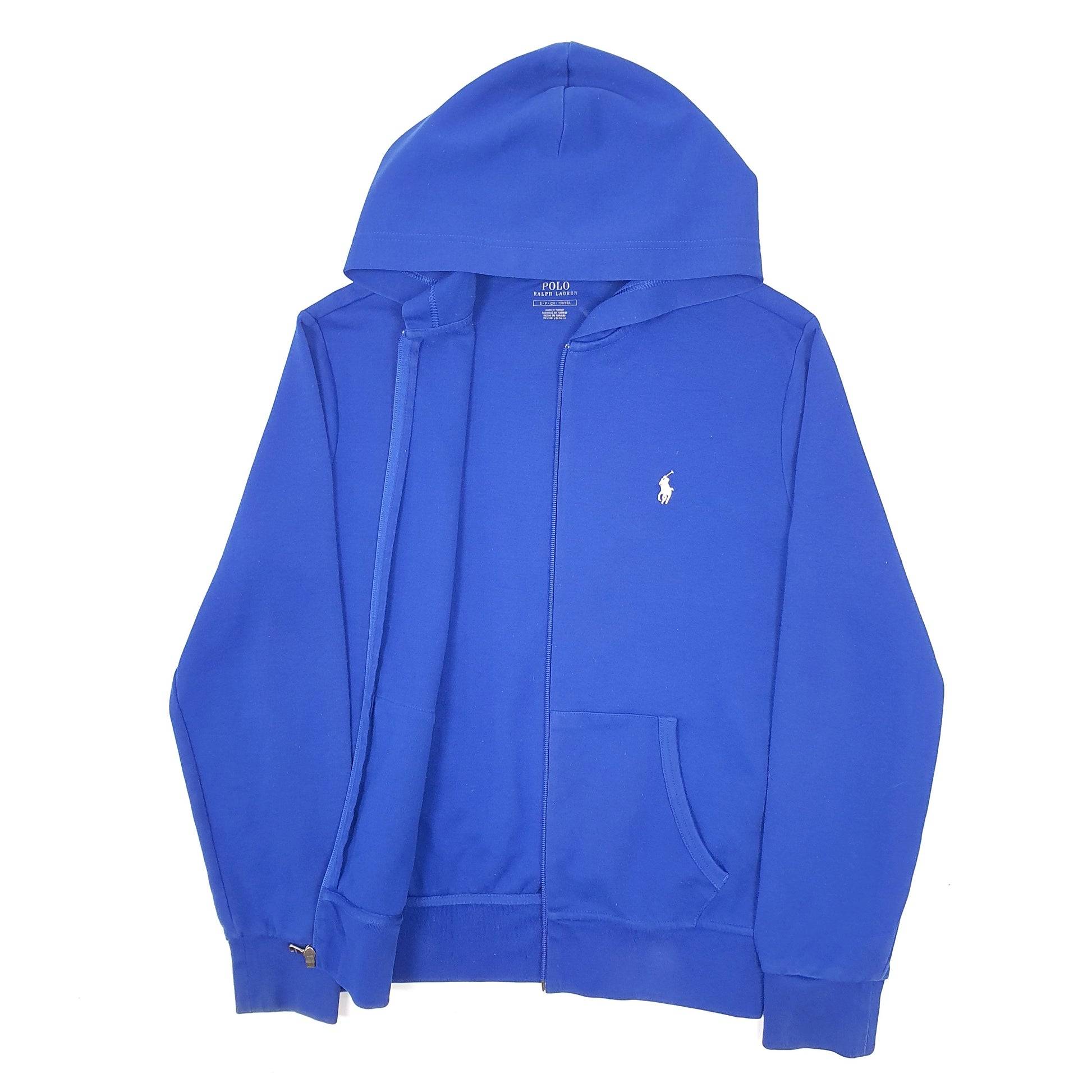 Mens Blue Polo Ralph Lauren Hoodie Full Zip Jumper