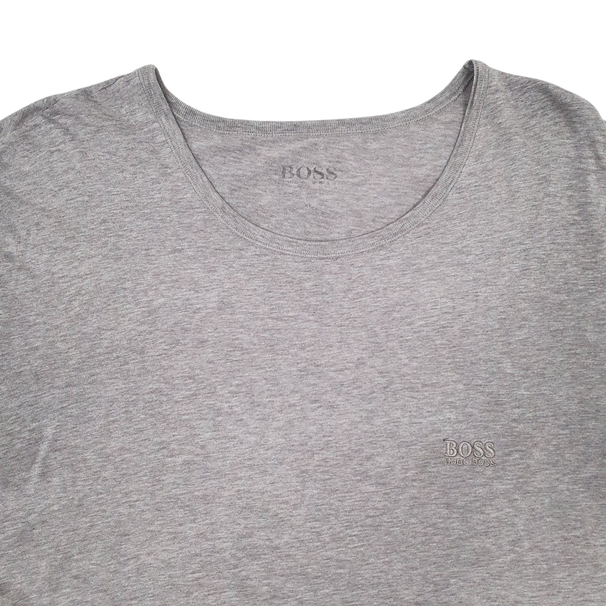 Mens Grey Hugo Boss  Short Sleeve T Shirt
