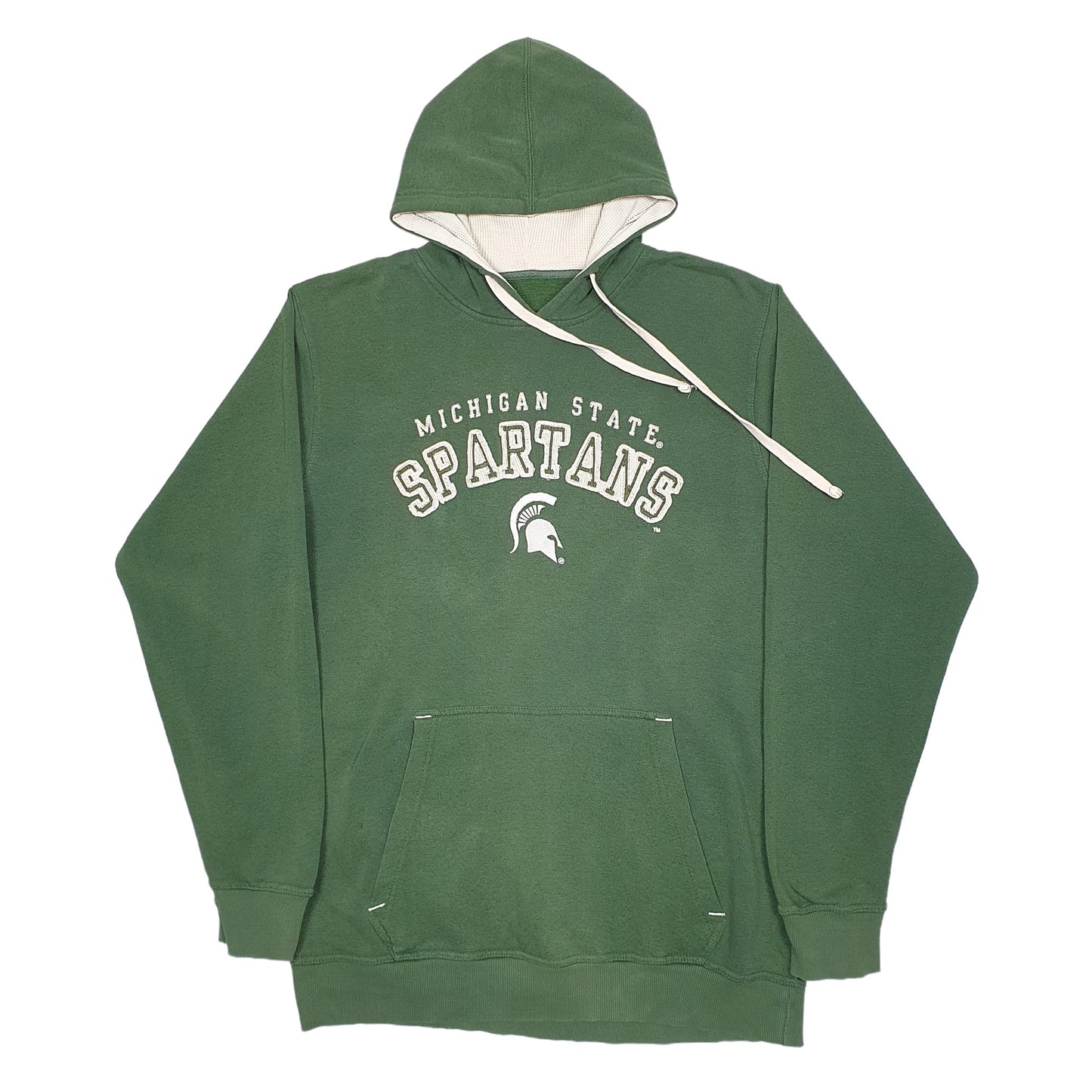 Mens Green Non Branded Michigan State Spartans Hoodie Jumper