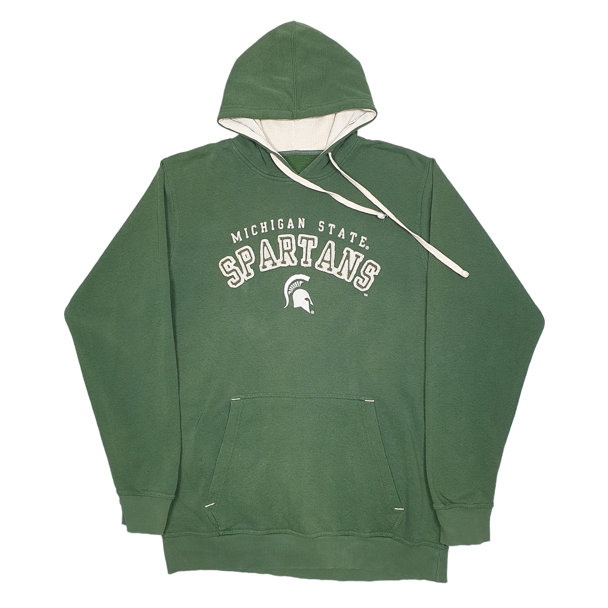 Mens Green Non Branded Michigan State Spartans Hoodie Jumper