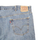 Mens Blue Levis Denim Jeans Jorts 550 Relaxed Baggy Denim Shorts