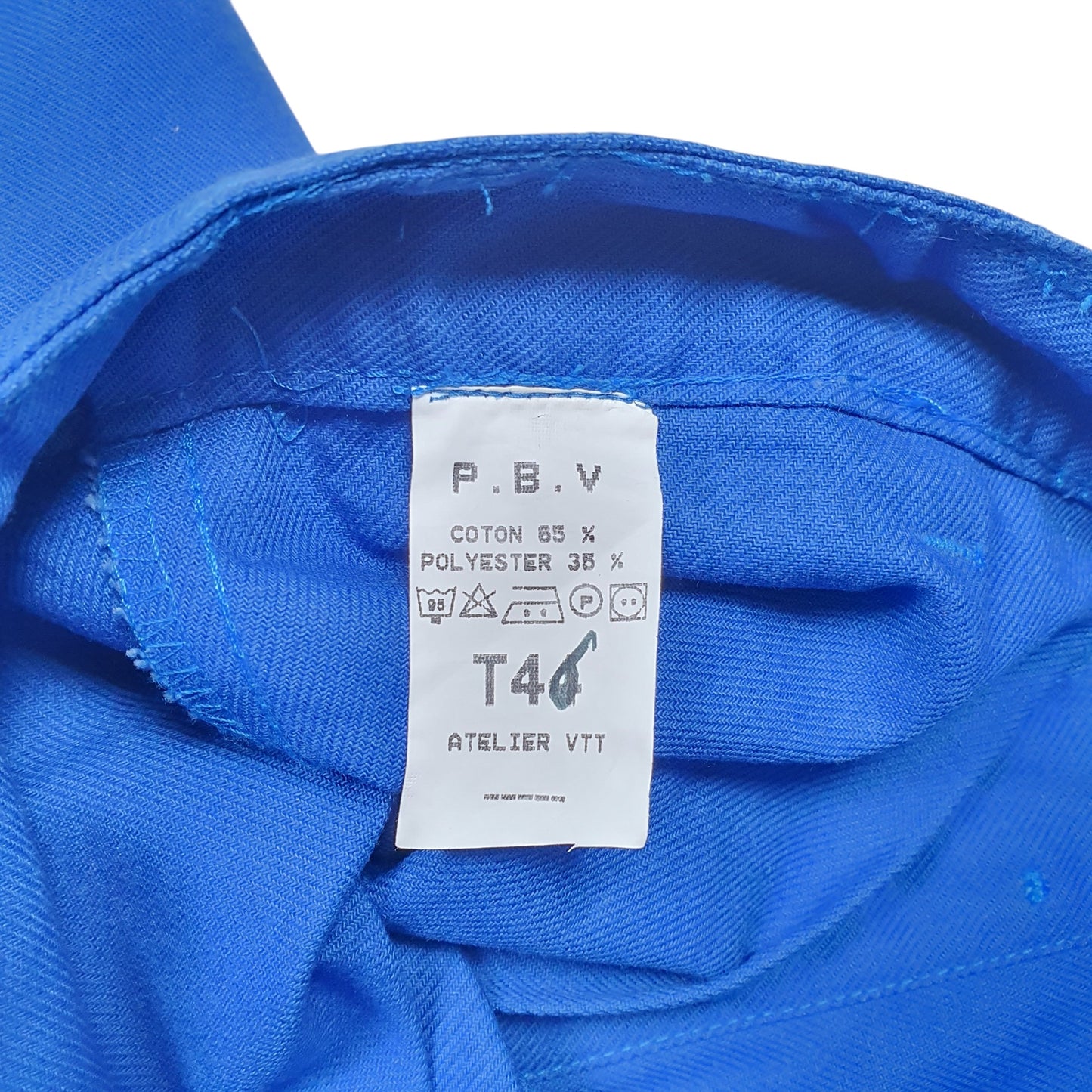 Mens Blue P.B.V Euro Workwear Chore Pants Cargo Trousers