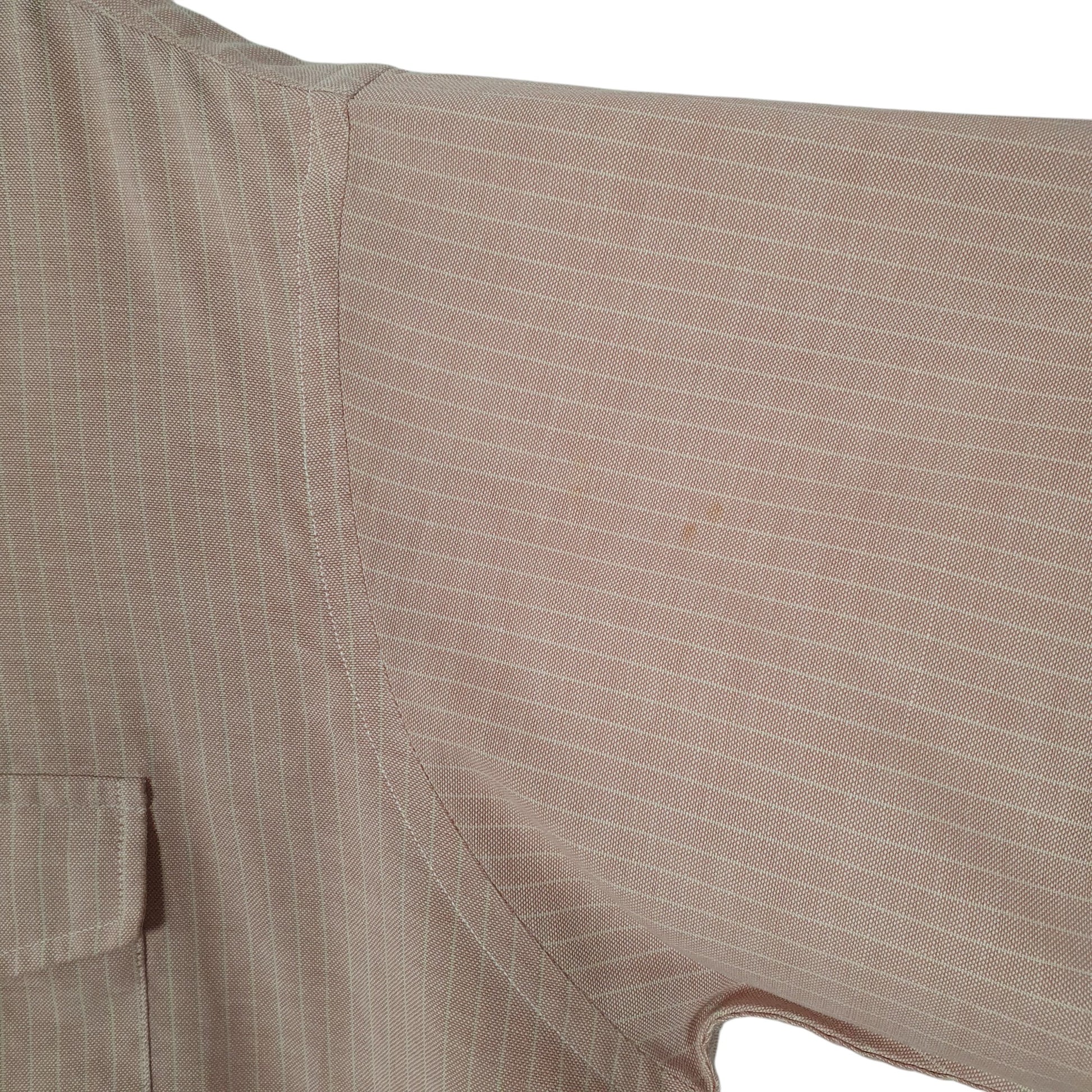 Mens Pink L.L.Bean Vintage 1980s Short Sleeve Shirt