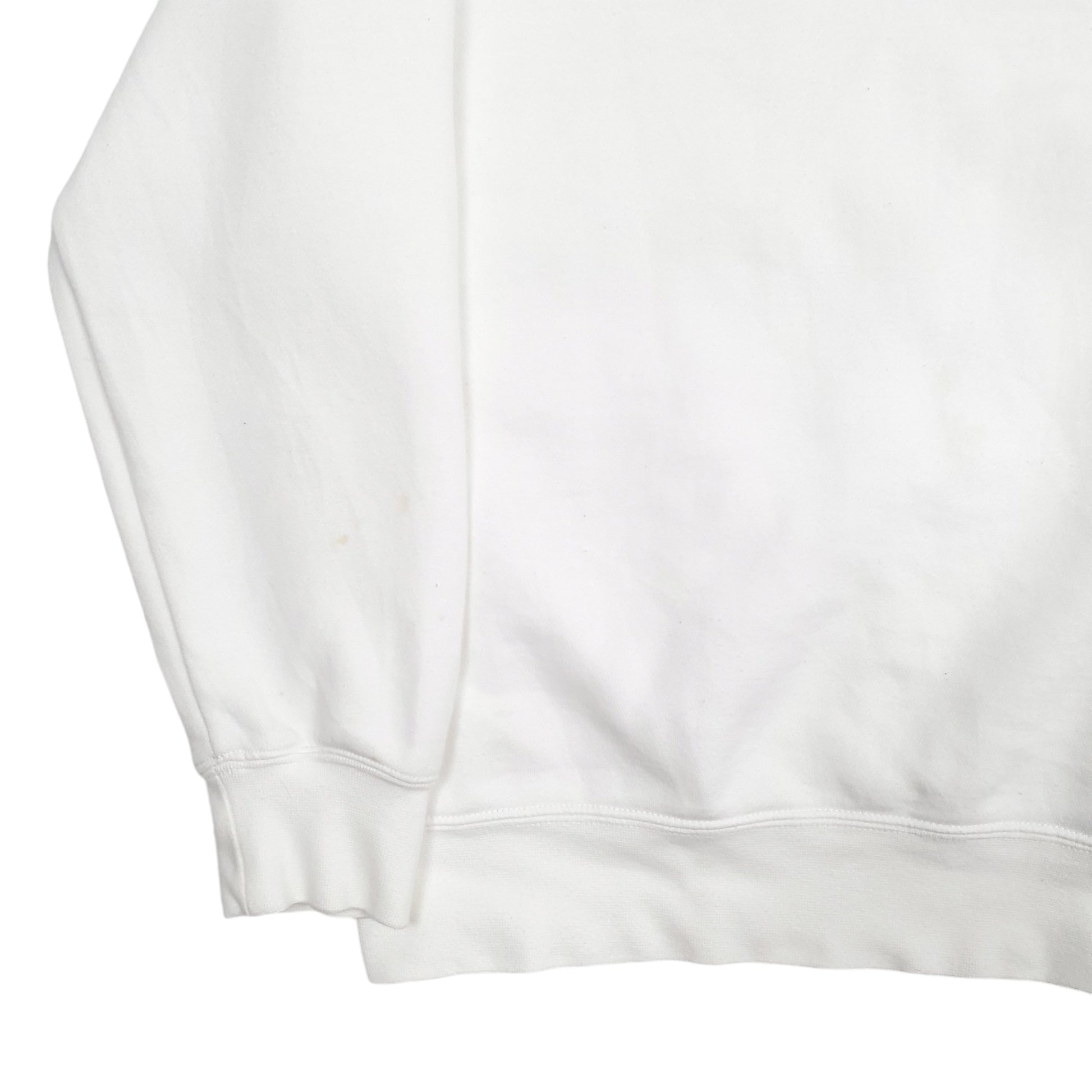 Mens White Nike Chain Crewneck Jumper