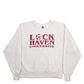 Mens Grey Champion Lock Haven University Football Reverse Weave Vintage 90's Crewneck Jumper