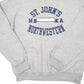 Mens Grey Champion St John's Northwestern College USA Spellout Crewneck Jumper
