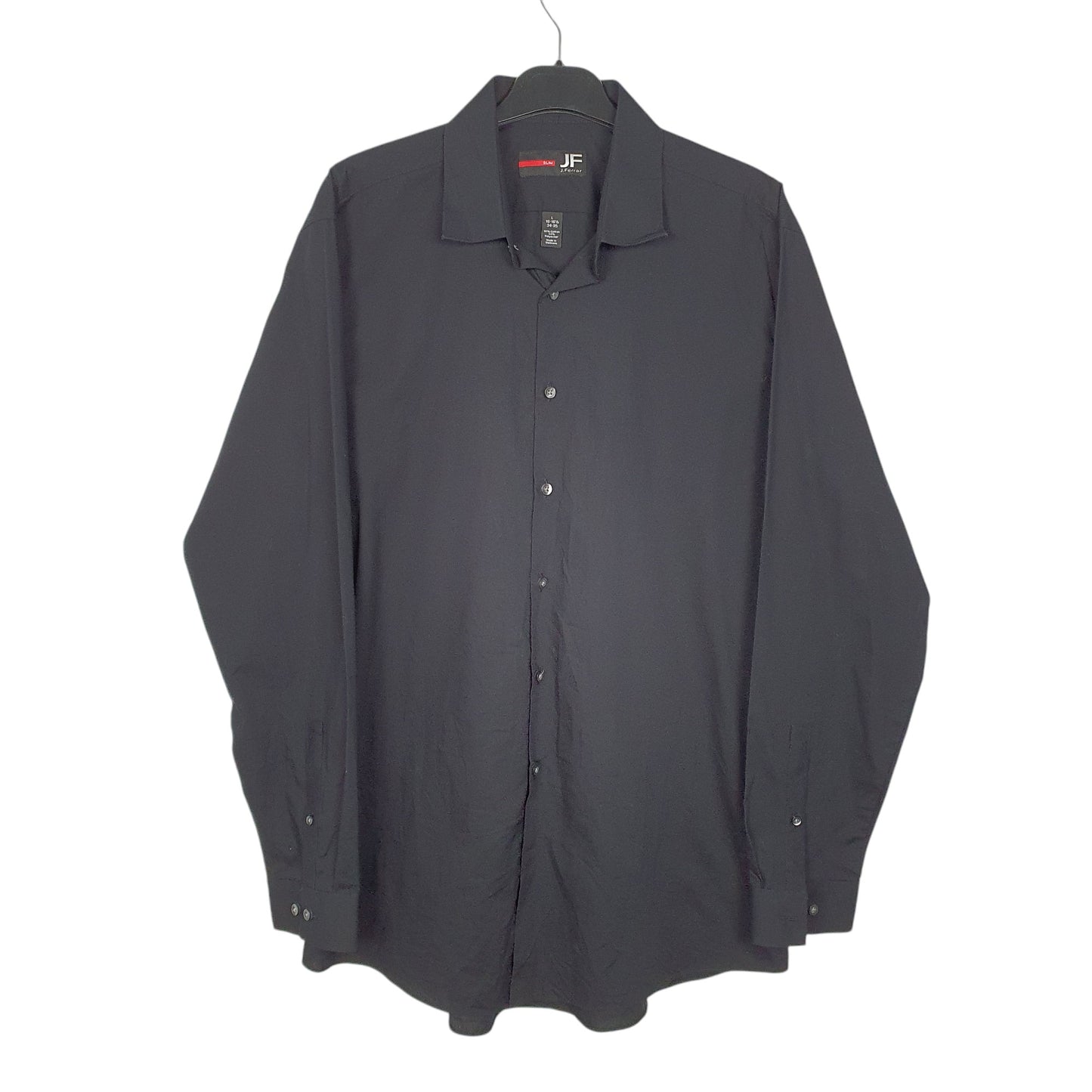 Mens Black J.Ferrar  Long Sleeve Shirt