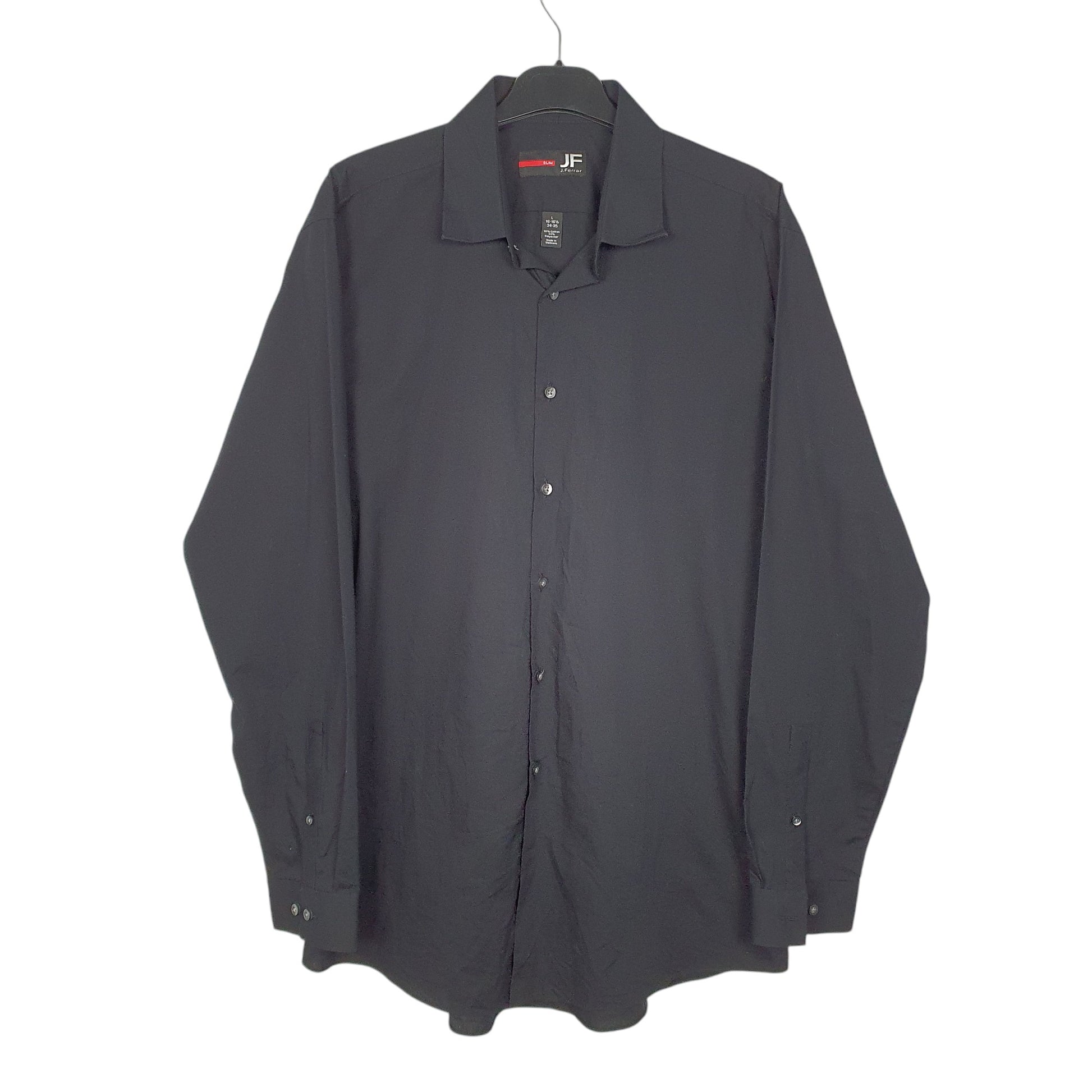 Mens Black J.Ferrar  Long Sleeve Shirt