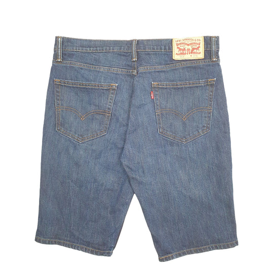 Mens Blue Levis Denim Jeans Jorts 511 Slim Denim Shorts