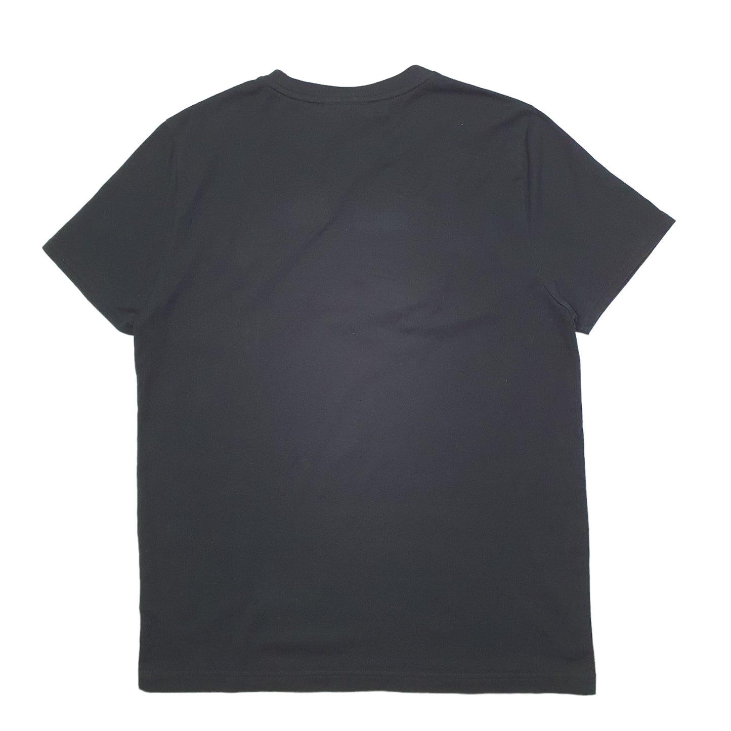 Mens Black Lacoste  Short Sleeve T Shirt
