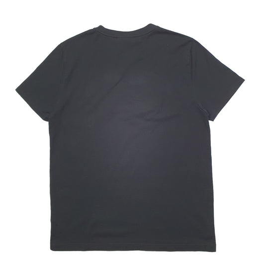 Mens Black Lacoste  Short Sleeve T Shirt