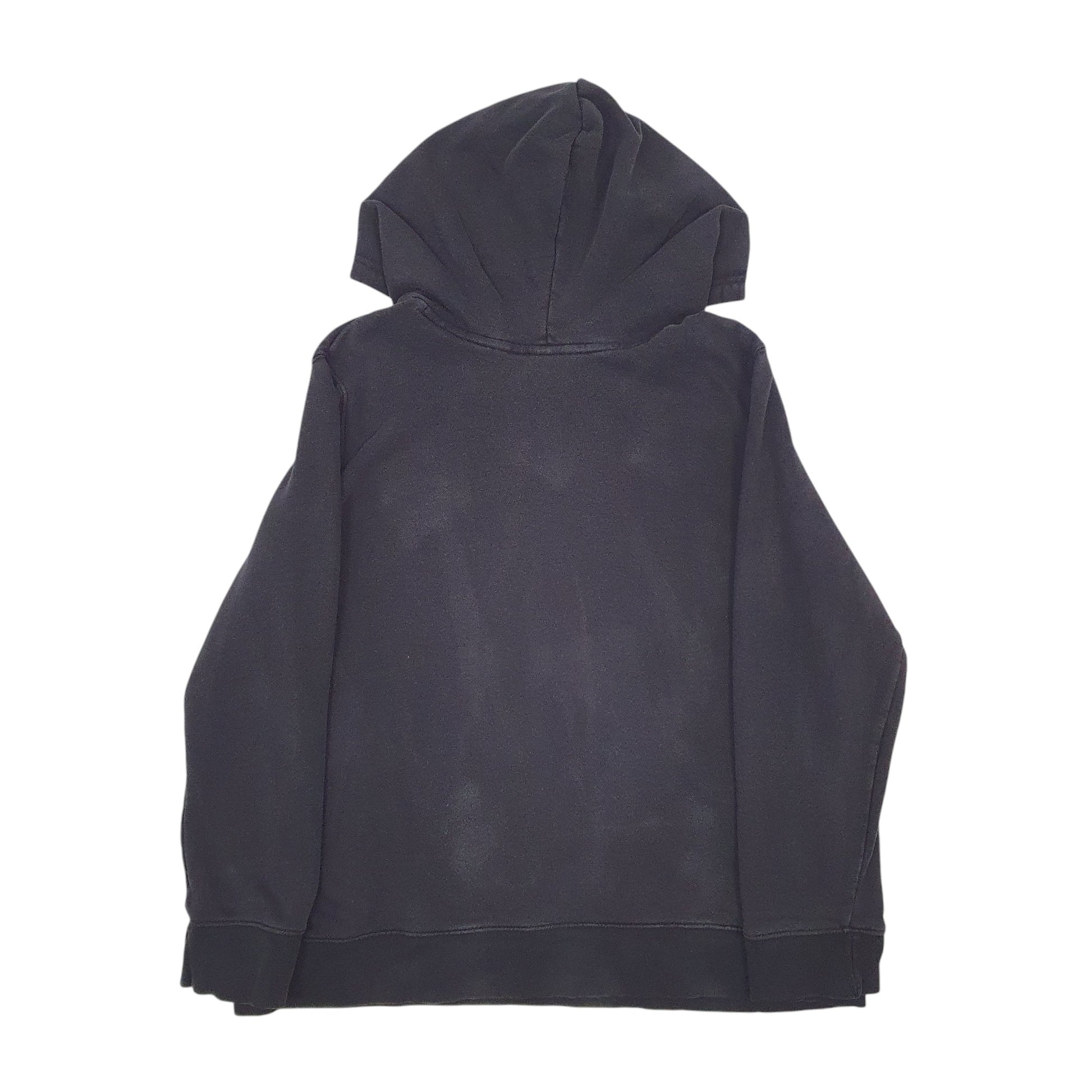 Womens Black Adidas Spellout Hoodie Jumper