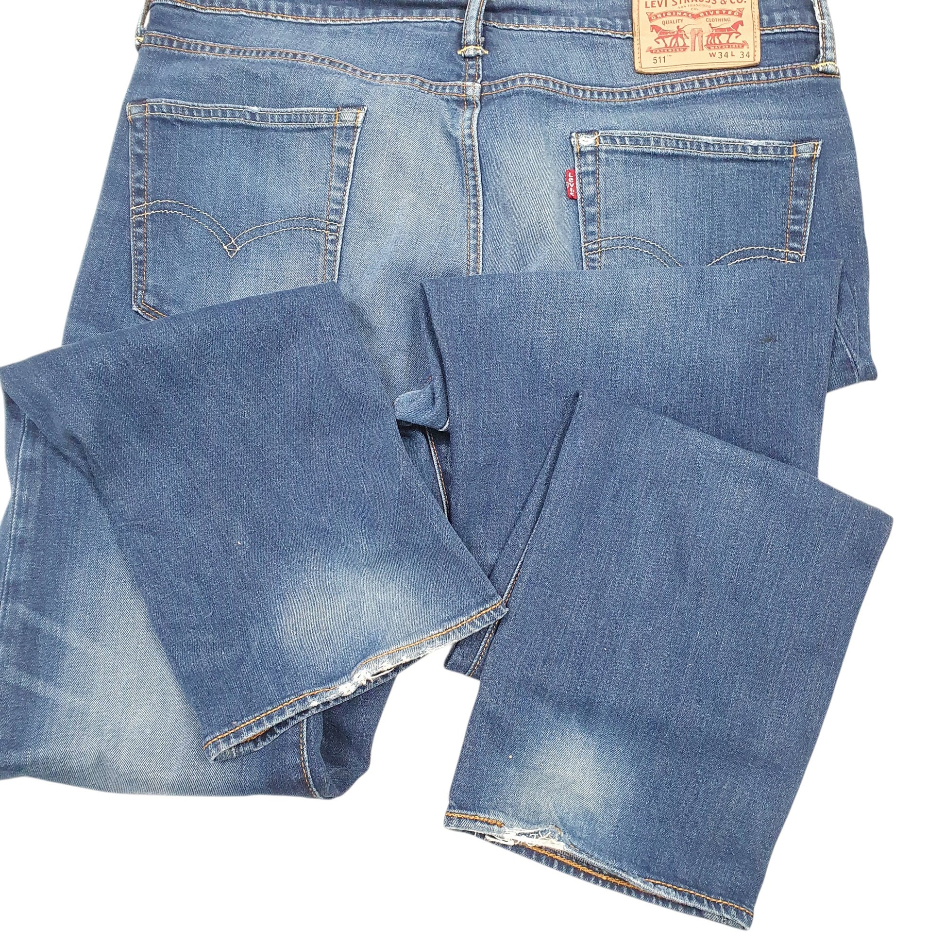 Mens Blue Levis  511 JeansW34 L34
