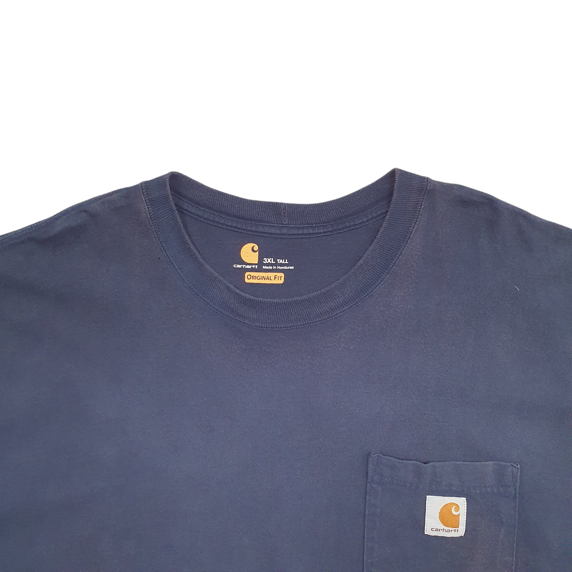 Mens Navy Carhartt  Short Sleeve T Shirt