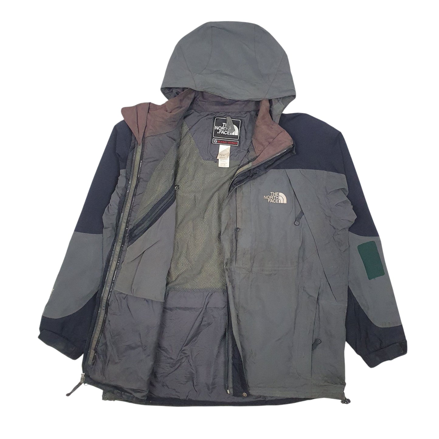 Mens Grey The North Face Summit Series Gore-Tex  Coat