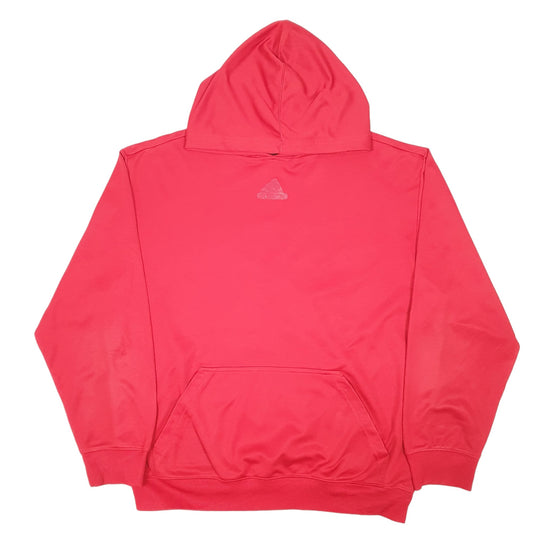 Mens Red Adidas Active Workout Gym Hoodie Jumper