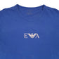 Mens Blue Emporio Armani  Short Sleeve T Shirt