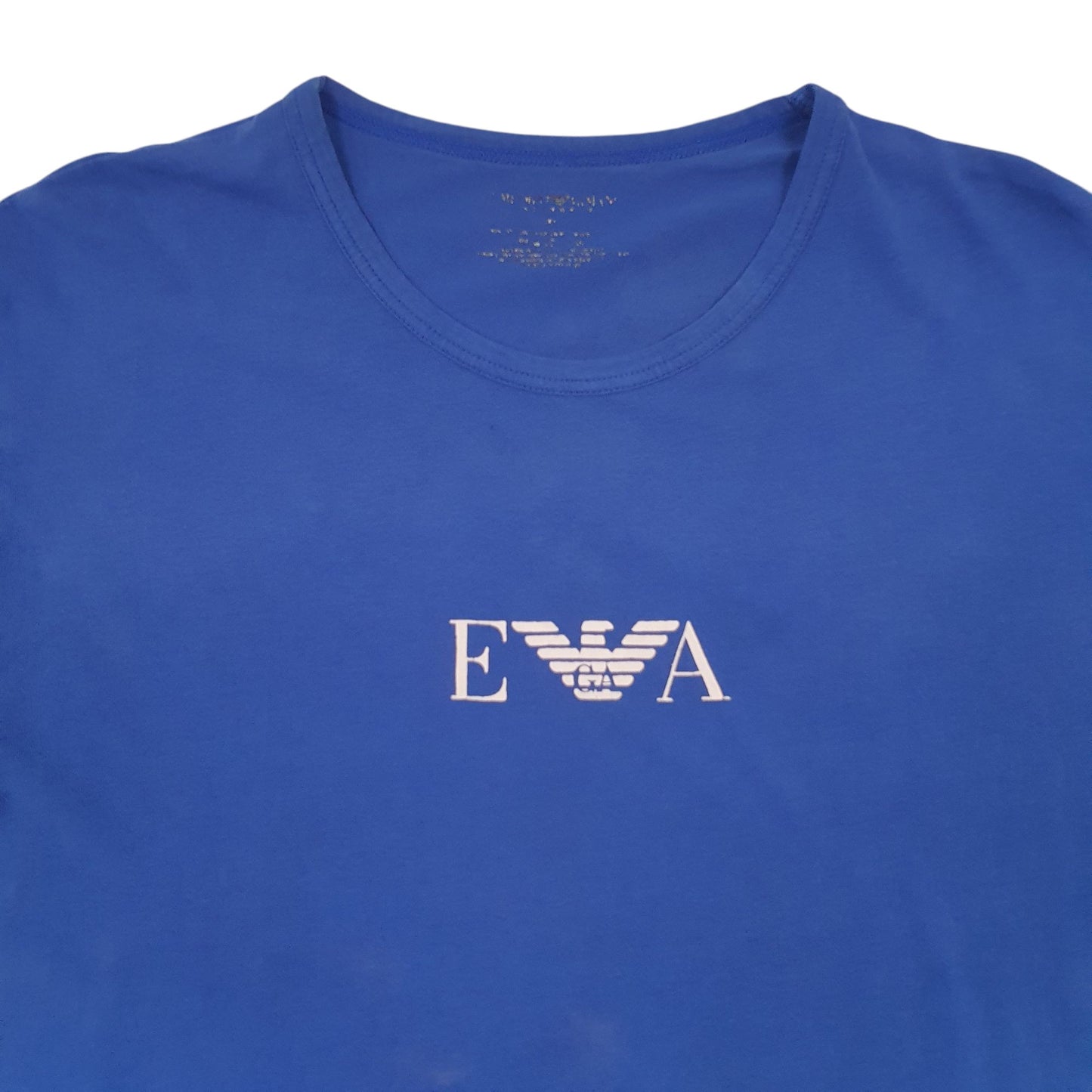 Mens Blue Emporio Armani  Short Sleeve T Shirt