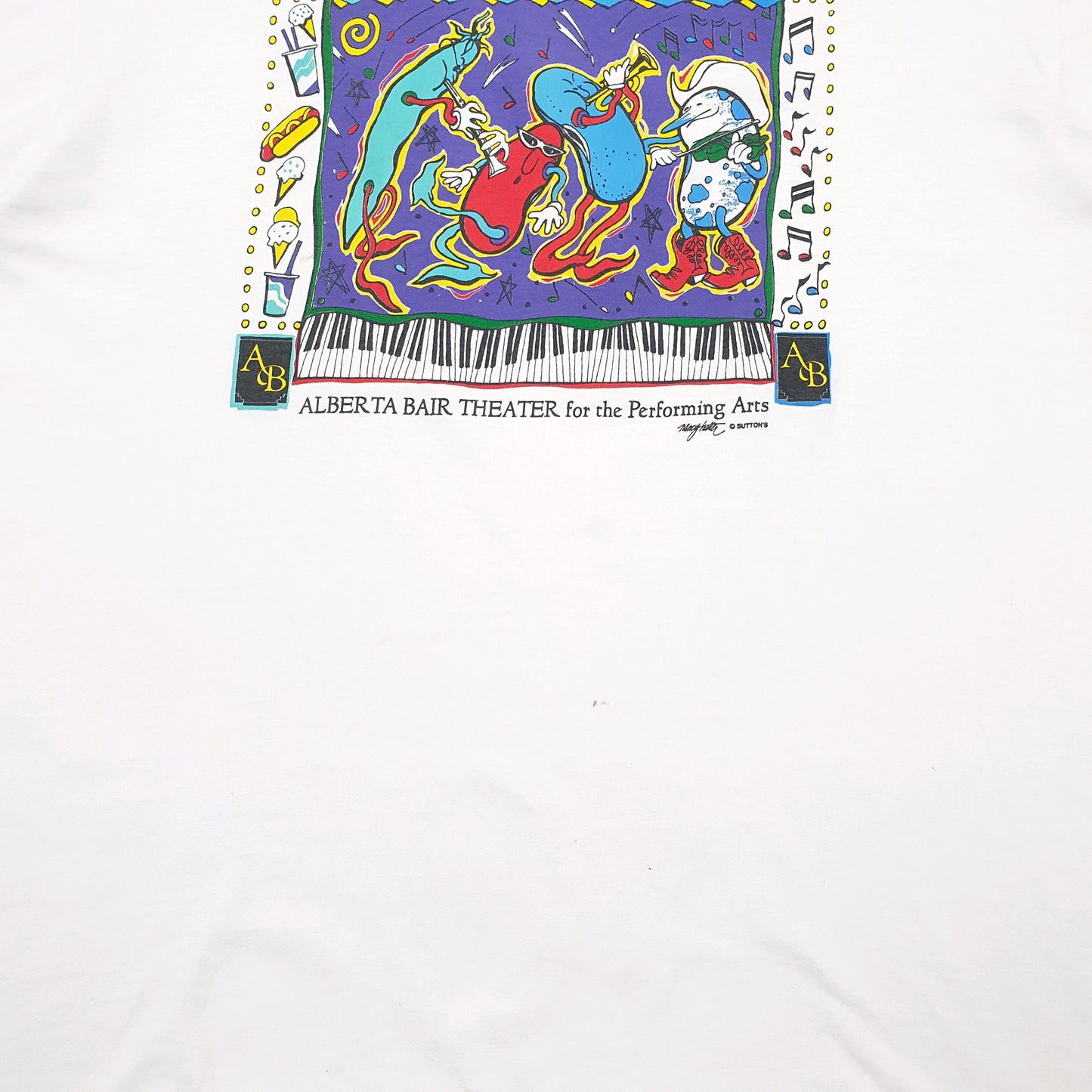 Mens White Jerzees Single Stitch Vintage 90s Short Sleeve T Shirt