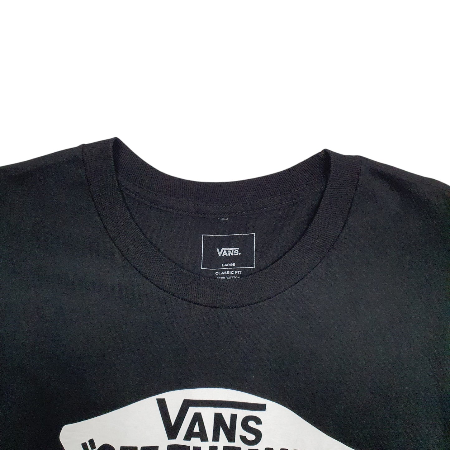 Mens Black Vans Off The Wall Short Sleeve T Shirt