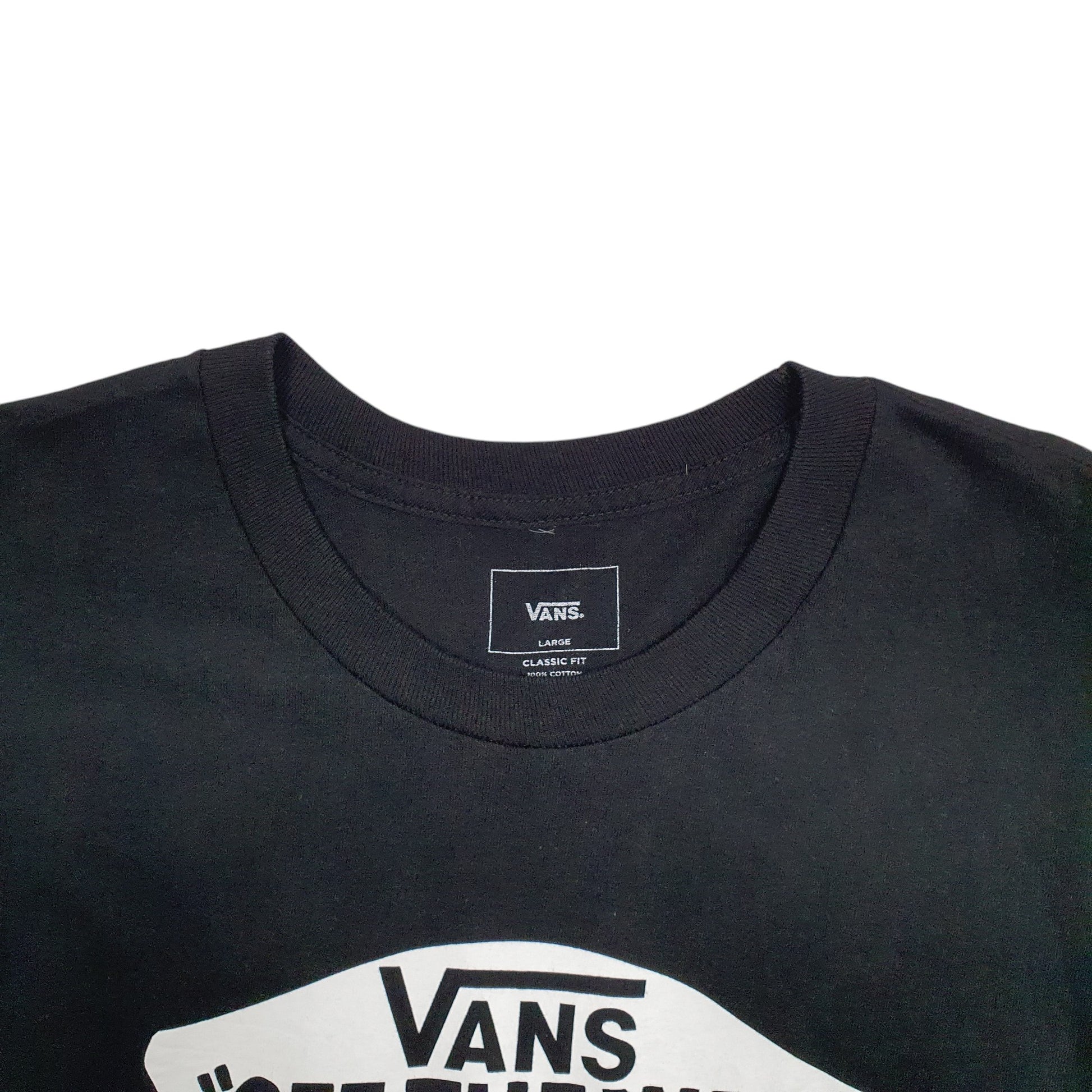 Mens Black Vans Off The Wall Short Sleeve T Shirt