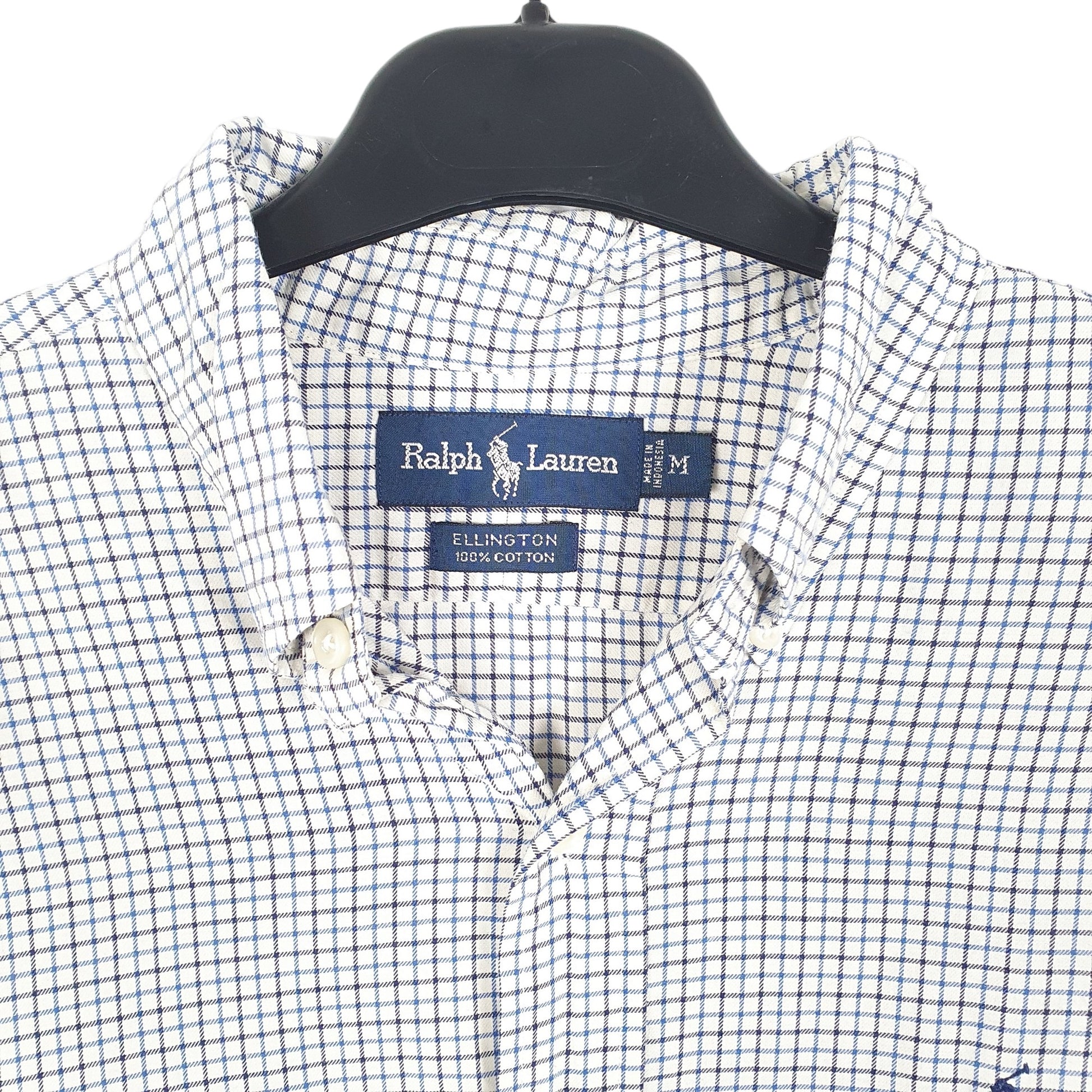 Mens White Polo Ralph Lauren Ellington Long Sleeve Shirt