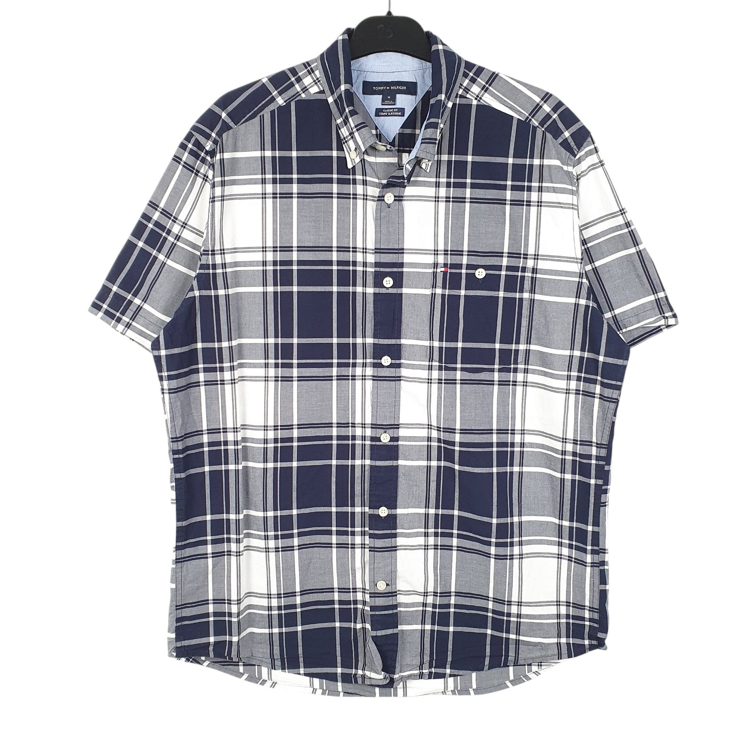 Mens Navy Tommy Hilfiger  Short Sleeve Shirt