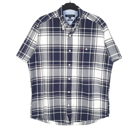 Mens Navy Tommy Hilfiger  Short Sleeve Shirt
