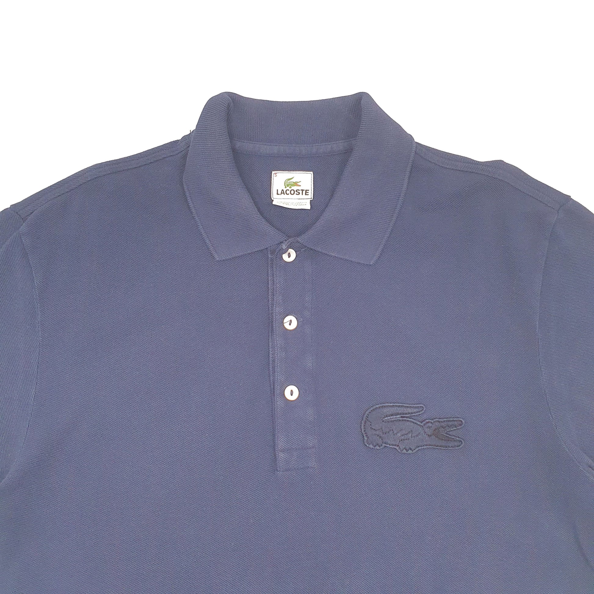 Mens Navy Lacoste  Short Sleeve Polo Shirt