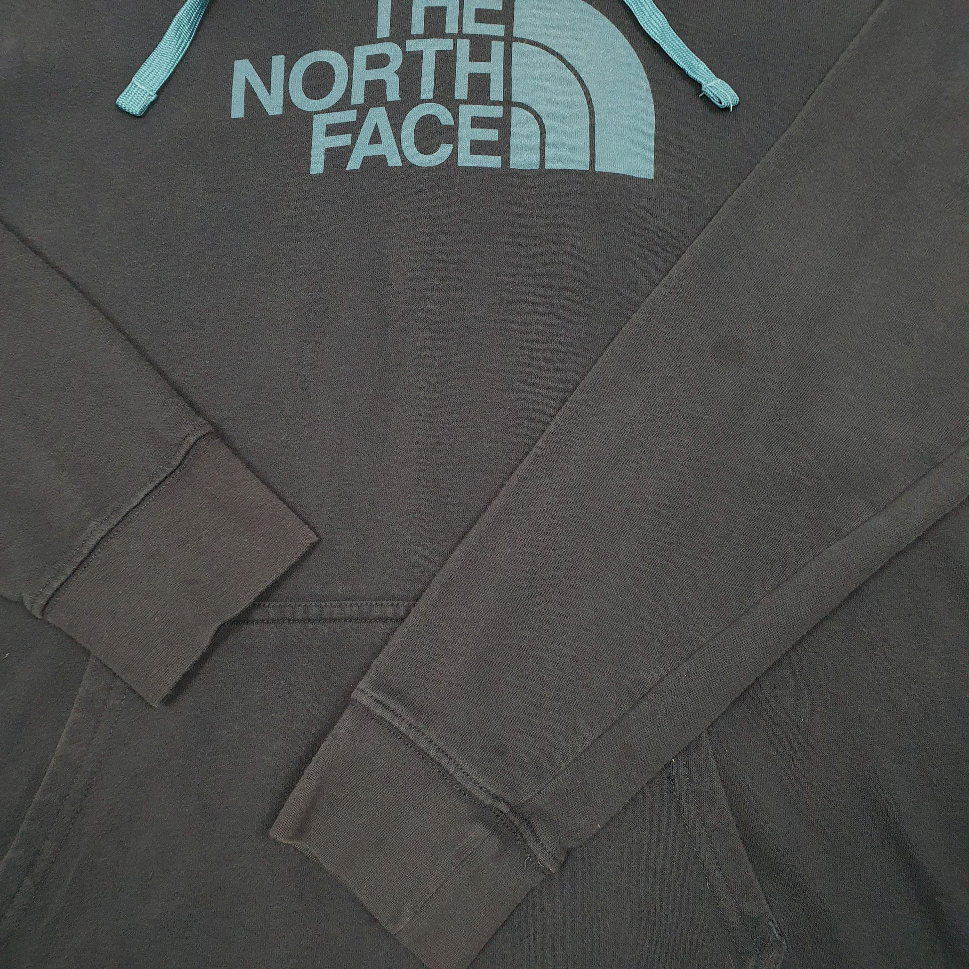 Womens Navy The North Face Spellout Hoodie Jumper