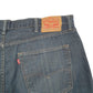 Womens Blue Levis 501 Jorts Denim Shorts